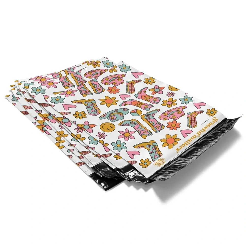 Western Poly Mailers 10x13 Inch 100 Pack Shipping Supplies Yeehaw